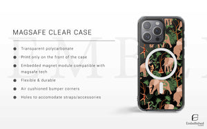 Elephant Phone Case, Wildlife Gift, Elephant Animal Lover Gift, Iphone 15, 14, 13, 12, 11, X, SE, Galaxy S, Note, A, Custom Phone Case