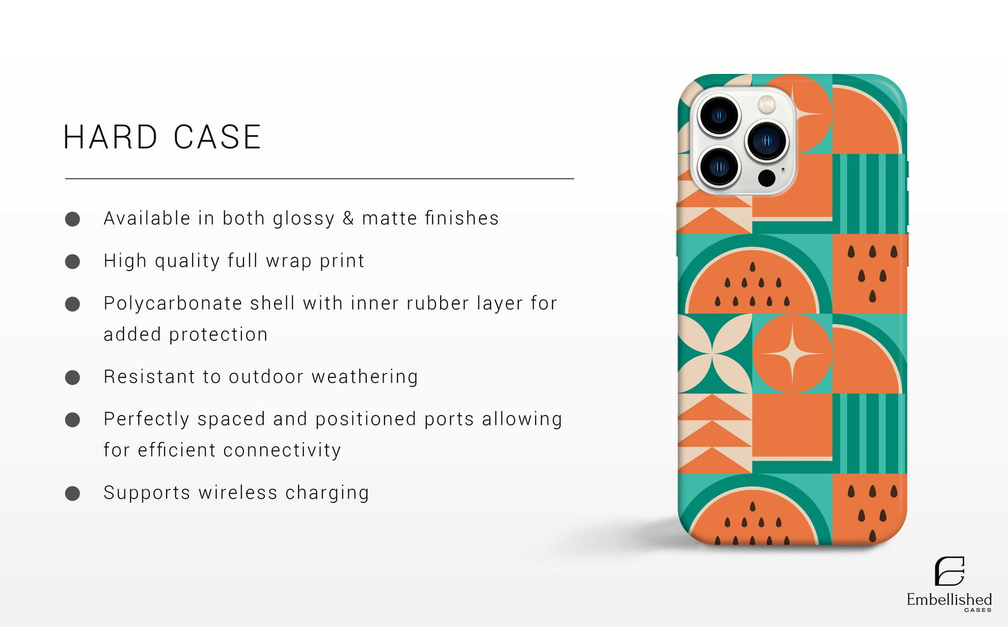 iPhone Tough Case - Designer Inspired Silicone Shell Phone Cover