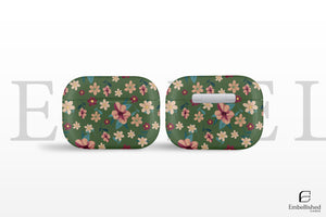 Summer Floral Clear Airpods Case With Cute Pastel Flower Pattern for Airpods 1 2 3 Pro 1 2 AirPods Cover Shockproof Case Gift for her