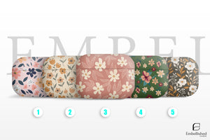 Summer Floral Clear Airpods Case With Cute Pastel Flower Pattern for Airpods 1 2 3 Pro 1 2 AirPods Cover Shockproof Case Gift for her