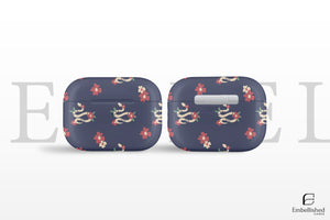 Floral & Fauna single AirPods Case Cover for AirPods Pro 1 & 2 and AirPods 1st, 2nd, 3rd Generations - Cute Floral Apple AirPod Case