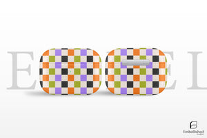 Cute Checker Wave AirPod Case Vibrant Wavy Checkerboard Earphone Cover Trendy Twisted Chessboard AirPod Pro Gen 1 2 3 Gift for Him Her