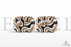 Abstract Line Art AirPod 4 AirPod Pro 2 1 Case Cover | Neutral Toned Apple AirPods Generation 4 3 2 1 Pro