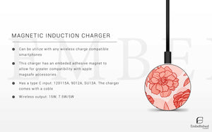 Floral Magnetic Tough Case - Stylish Protection for Your Phone Tropical Hibiscus Flowers Phone Case Cover for iPhone 16 15 14 Samsung Galaxy S25 S24 S23 Google Pixel 9 Pro 9 XL 9 8