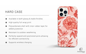 Floral Magnetic Tough Case - Stylish Protection for Your Phone Tropical Hibiscus Flowers Phone Case Cover for iPhone 16 15 14 Samsung Galaxy S25 S24 S23 Google Pixel 9 Pro 9 XL 9 8