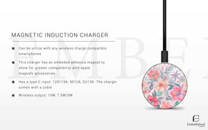 Floral Magnetic Tough Case for iPhone - Durable & Stylish Protection