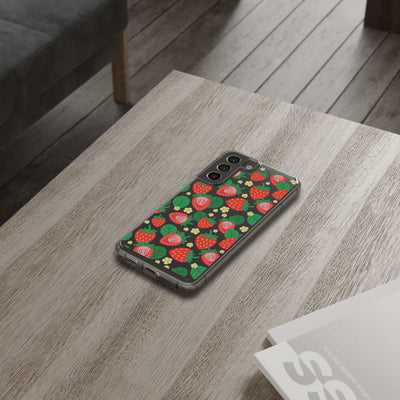 Fruit Stickers Summer Aesthetic Eat Your Veggies Clear iPhone Case For iPhone 14, iPhone 13, iPhone 12, iPhone 16 Pro, 15 Pro Max Cover