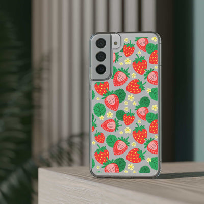 Fruit Stickers Summer Aesthetic Eat Your Veggies Clear iPhone Case For iPhone 14, iPhone 13, iPhone 12, iPhone 16 Pro, 15 Pro Max Cover
