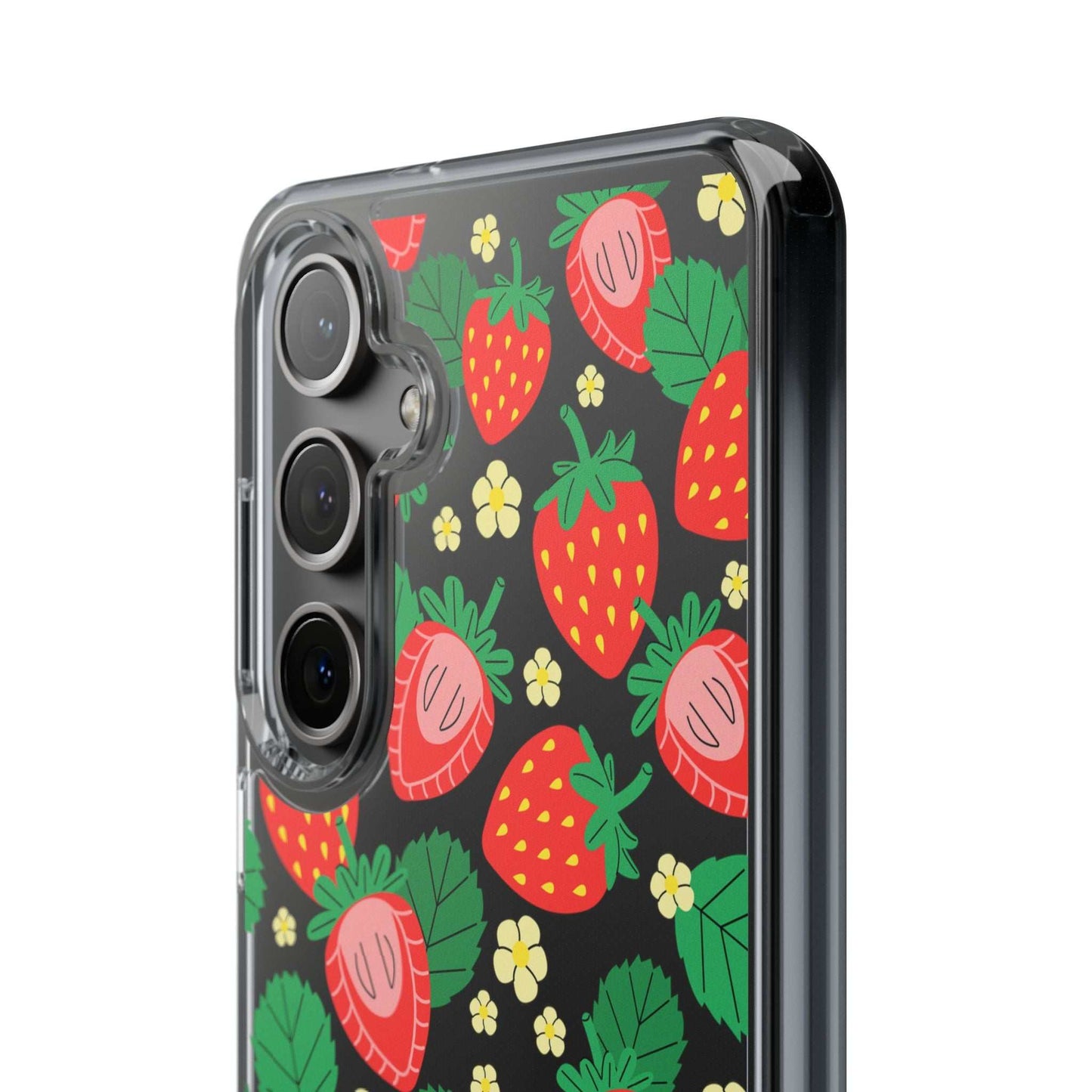 Fruit Stickers Summer Aesthetic Eat Your Veggies Clear iPhone Case For iPhone 14, iPhone 13, iPhone 12, iPhone 16 Pro, 15 Pro Max Cover