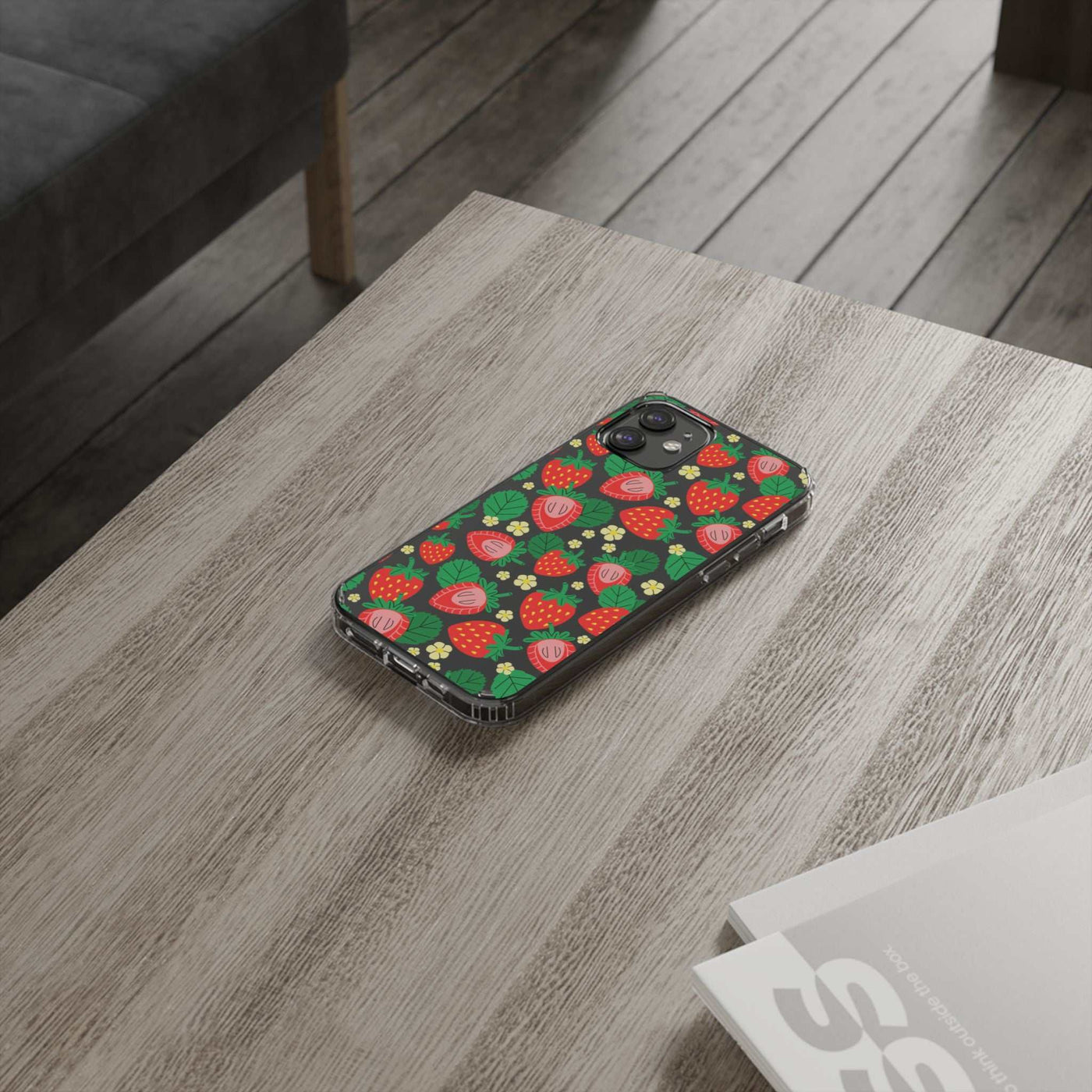 Fruit Stickers Summer Aesthetic Eat Your Veggies Clear iPhone Case For iPhone 14, iPhone 13, iPhone 12, iPhone 16 Pro, 15 Pro Max Cover