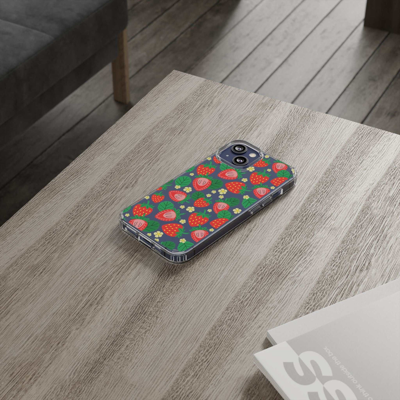 Fruit Stickers Summer Aesthetic Eat Your Veggies Clear iPhone Case For iPhone 14, iPhone 13, iPhone 12, iPhone 16 Pro, 15 Pro Max Cover