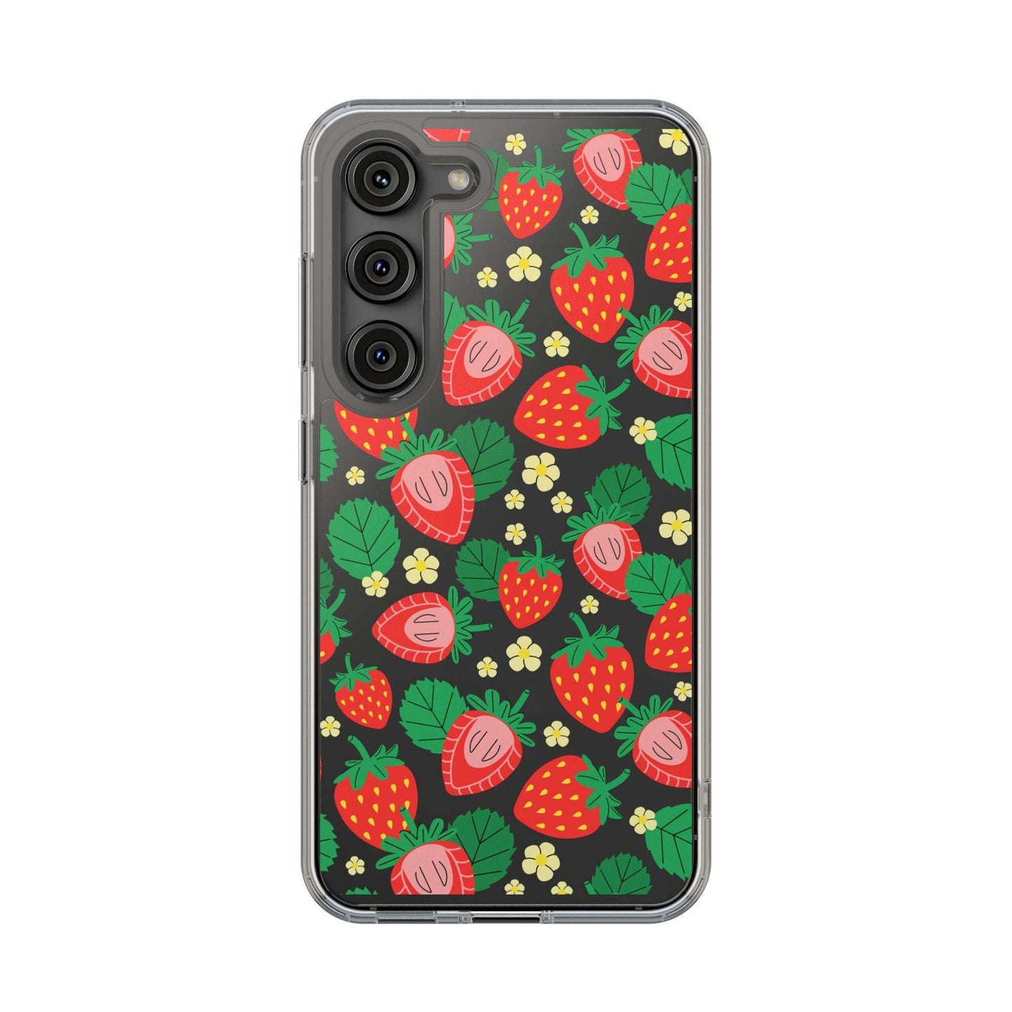 Fruit Stickers Summer Aesthetic Eat Your Veggies Clear iPhone Case For iPhone 14, iPhone 13, iPhone 12, iPhone 16 Pro, 15 Pro Max Cover
