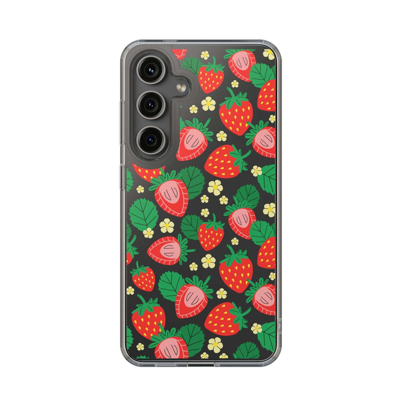 Fruit Stickers Summer Aesthetic Eat Your Veggies Clear iPhone Case For iPhone 14, iPhone 13, iPhone 12, iPhone 16 Pro, 15 Pro Max Cover
