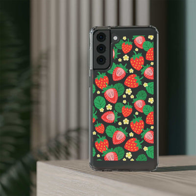 Fruit Stickers Summer Aesthetic Eat Your Veggies Clear iPhone Case For iPhone 14, iPhone 13, iPhone 12, iPhone 16 Pro, 15 Pro Max Cover