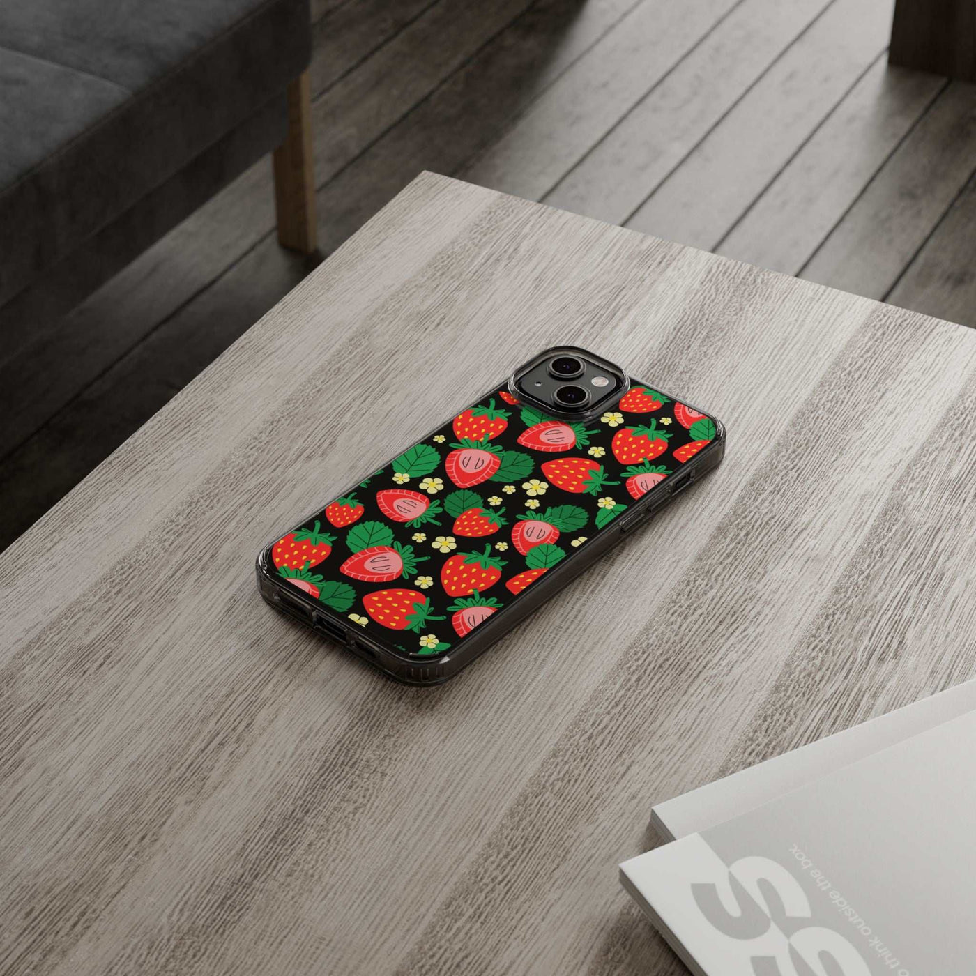 Fruit Stickers Summer Aesthetic Eat Your Veggies Clear iPhone Case For iPhone 14, iPhone 13, iPhone 12, iPhone 16 Pro, 15 Pro Max Cover