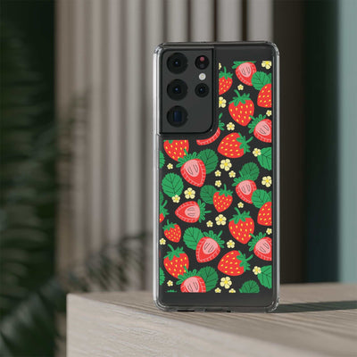 Fruit Stickers Summer Aesthetic Eat Your Veggies Clear iPhone Case For iPhone 14, iPhone 13, iPhone 12, iPhone 16 Pro, 15 Pro Max Cover