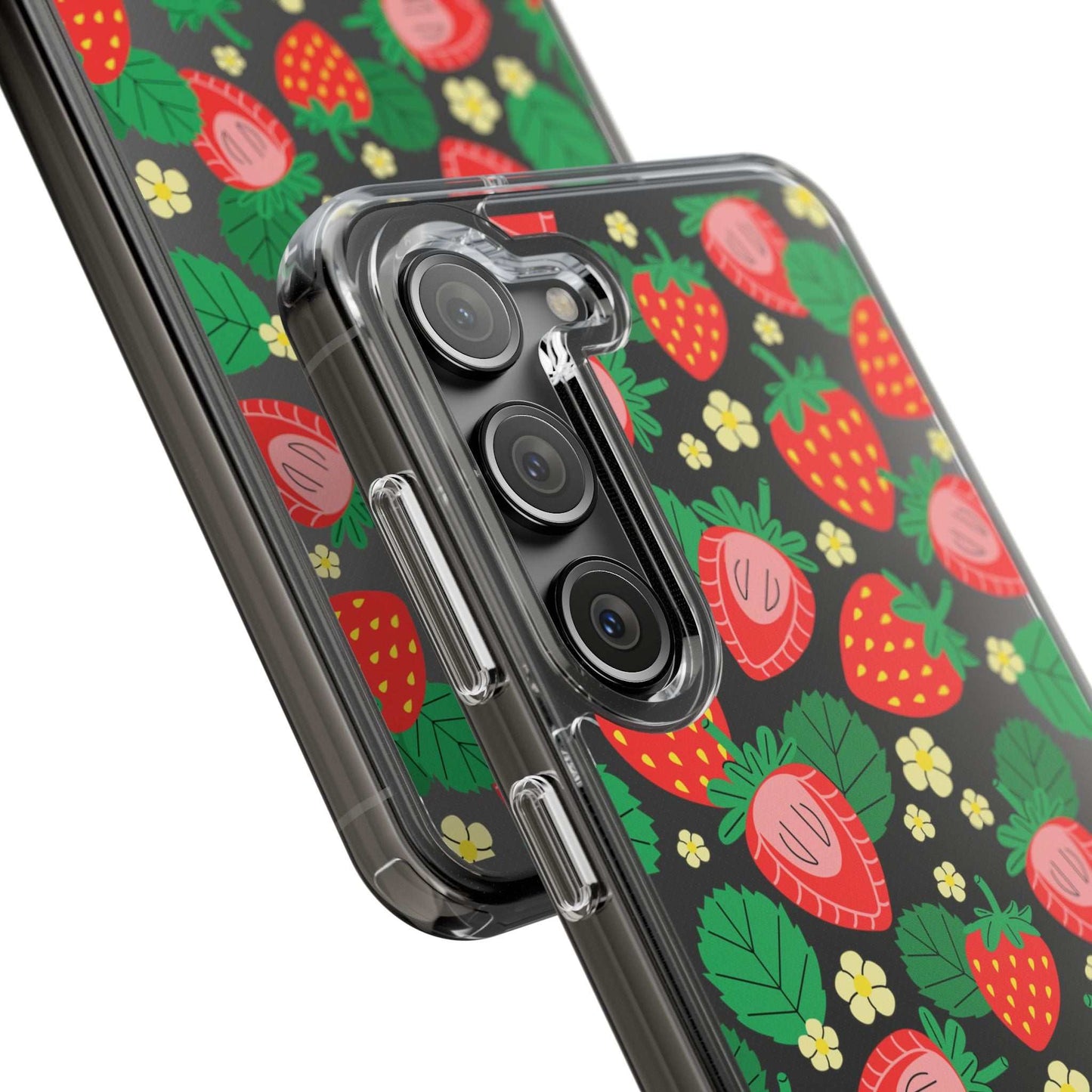 Fruit Stickers Summer Aesthetic Eat Your Veggies Clear iPhone Case For iPhone 14, iPhone 13, iPhone 12, iPhone 16 Pro, 15 Pro Max Cover