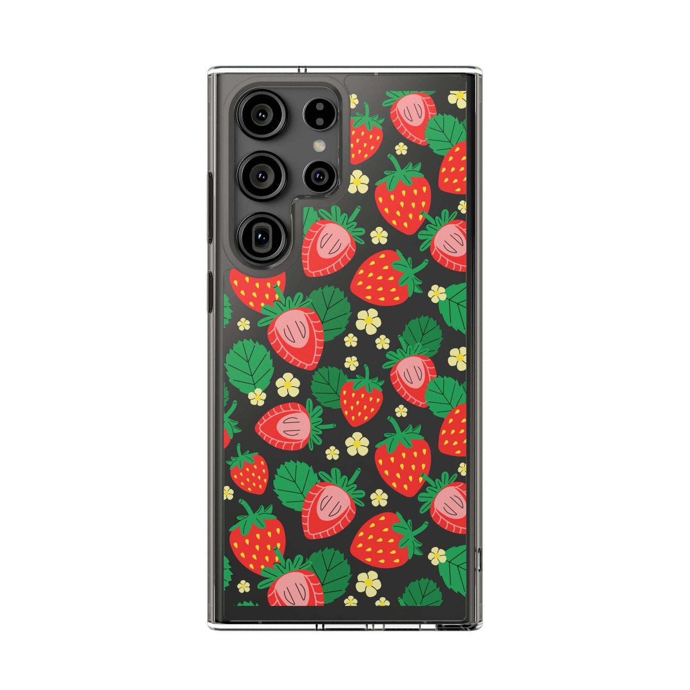 Fruit Stickers Summer Aesthetic Eat Your Veggies Clear iPhone Case For iPhone 14, iPhone 13, iPhone 12, iPhone 16 Pro, 15 Pro Max Cover