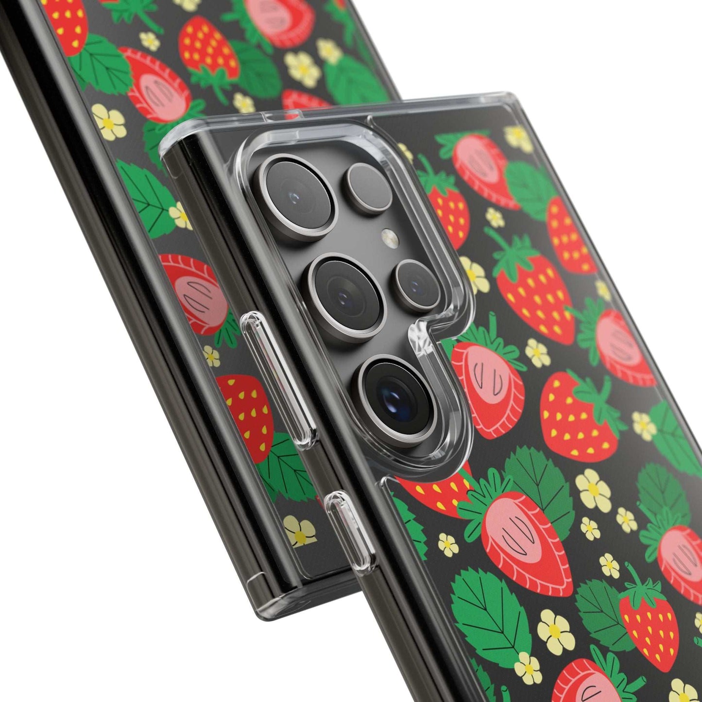 Fruit Stickers Summer Aesthetic Eat Your Veggies Clear iPhone Case For iPhone 14, iPhone 13, iPhone 12, iPhone 16 Pro, 15 Pro Max Cover