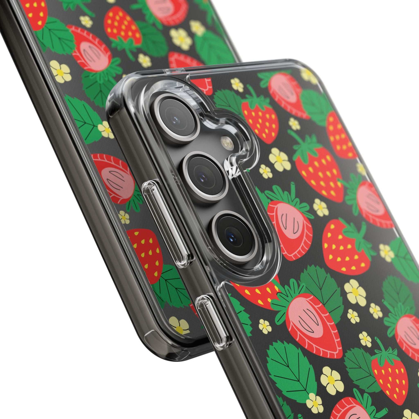 Fruit Stickers Summer Aesthetic Eat Your Veggies Clear iPhone Case For iPhone 14, iPhone 13, iPhone 12, iPhone 16 Pro, 15 Pro Max Cover