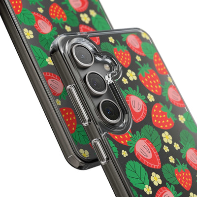 Fruit Stickers Summer Aesthetic Eat Your Veggies Clear iPhone Case For iPhone 14, iPhone 13, iPhone 12, iPhone 16 Pro, 15 Pro Max Cover
