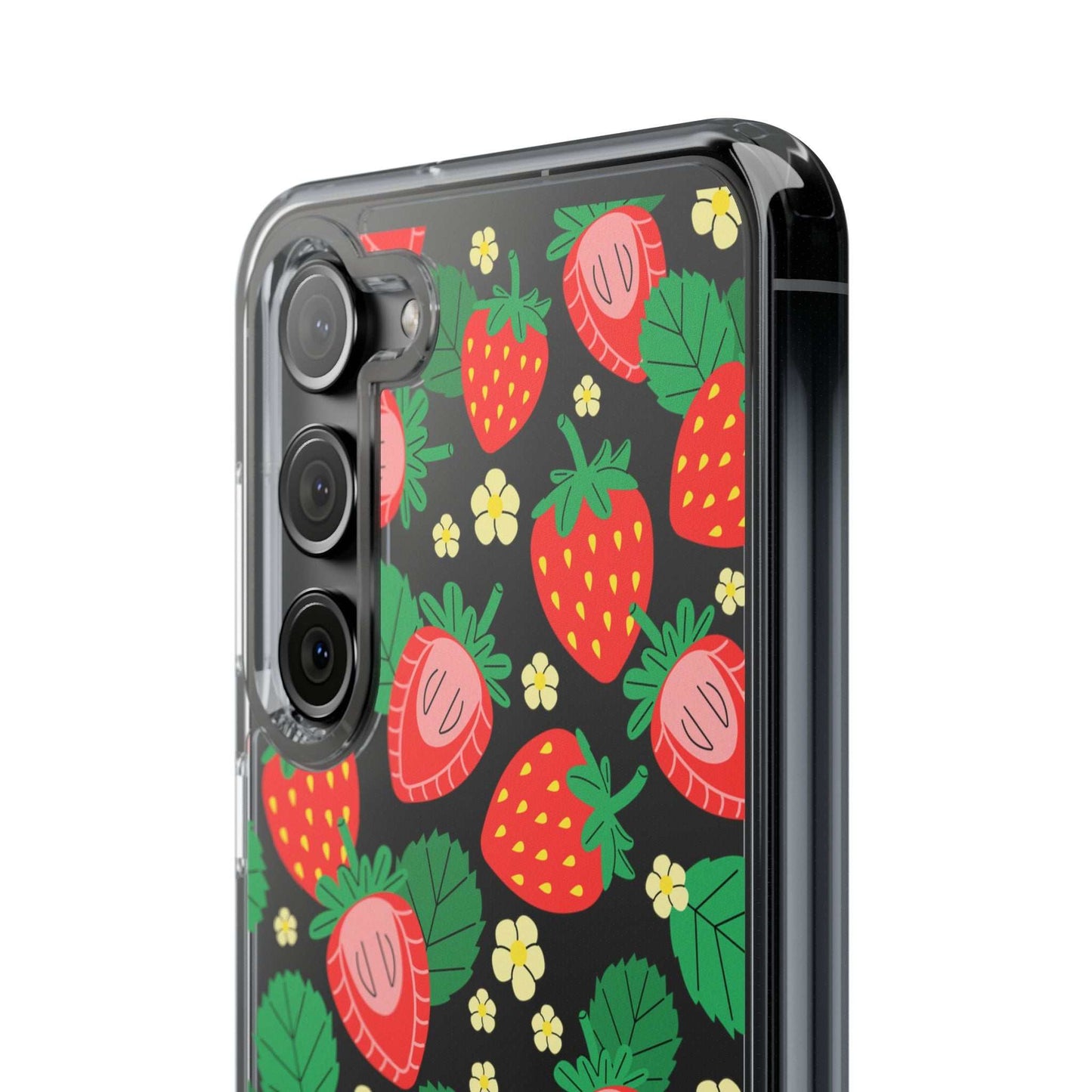 Fruit Stickers Summer Aesthetic Eat Your Veggies Clear iPhone Case For iPhone 14, iPhone 13, iPhone 12, iPhone 16 Pro, 15 Pro Max Cover