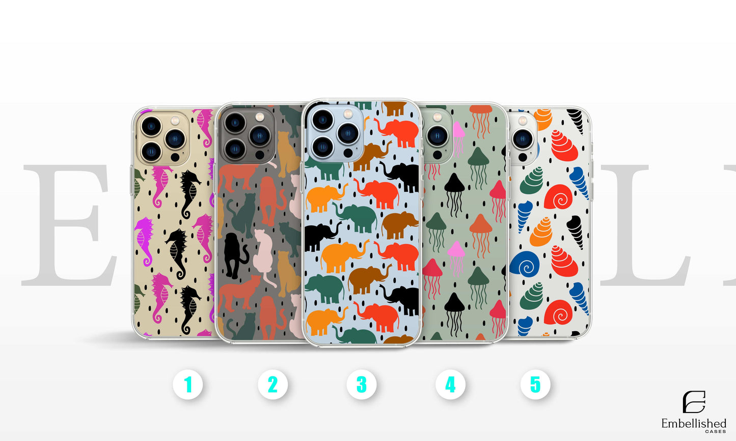 Phone Case - Animal Kingdom Clear iPhone & Samsung & Google Pixel Case