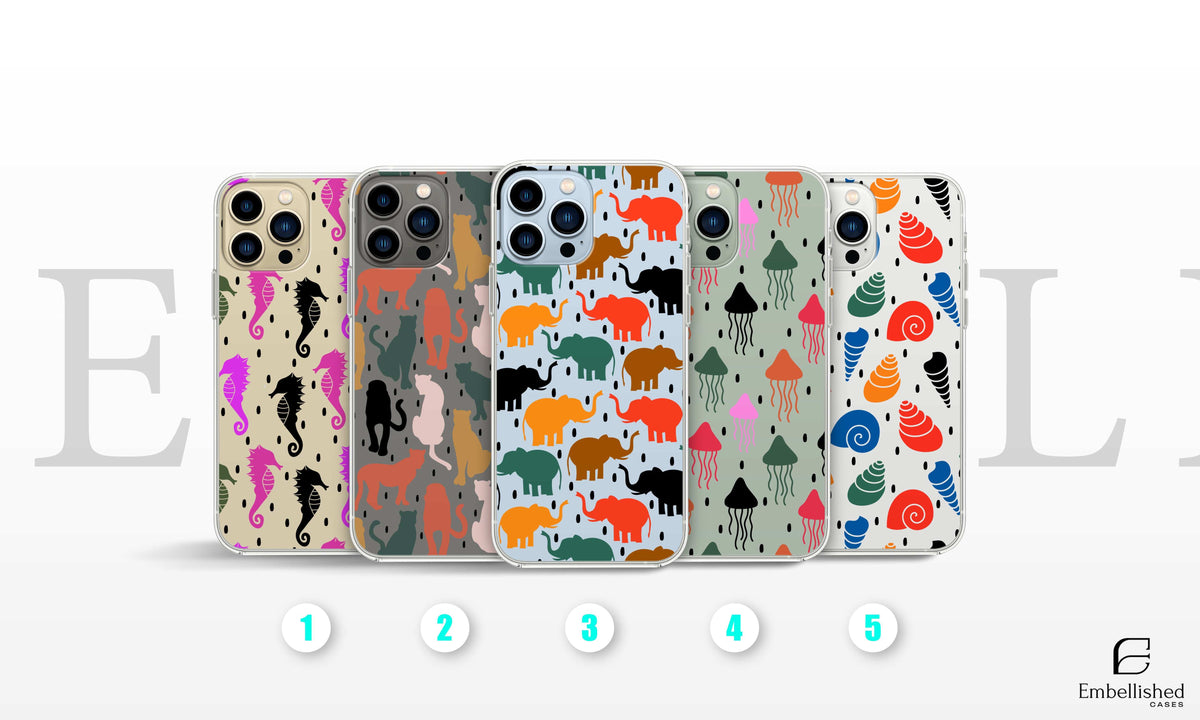 Phone Case - Animal Kingdom Clear iPhone & Samsung & Google Pixel Case