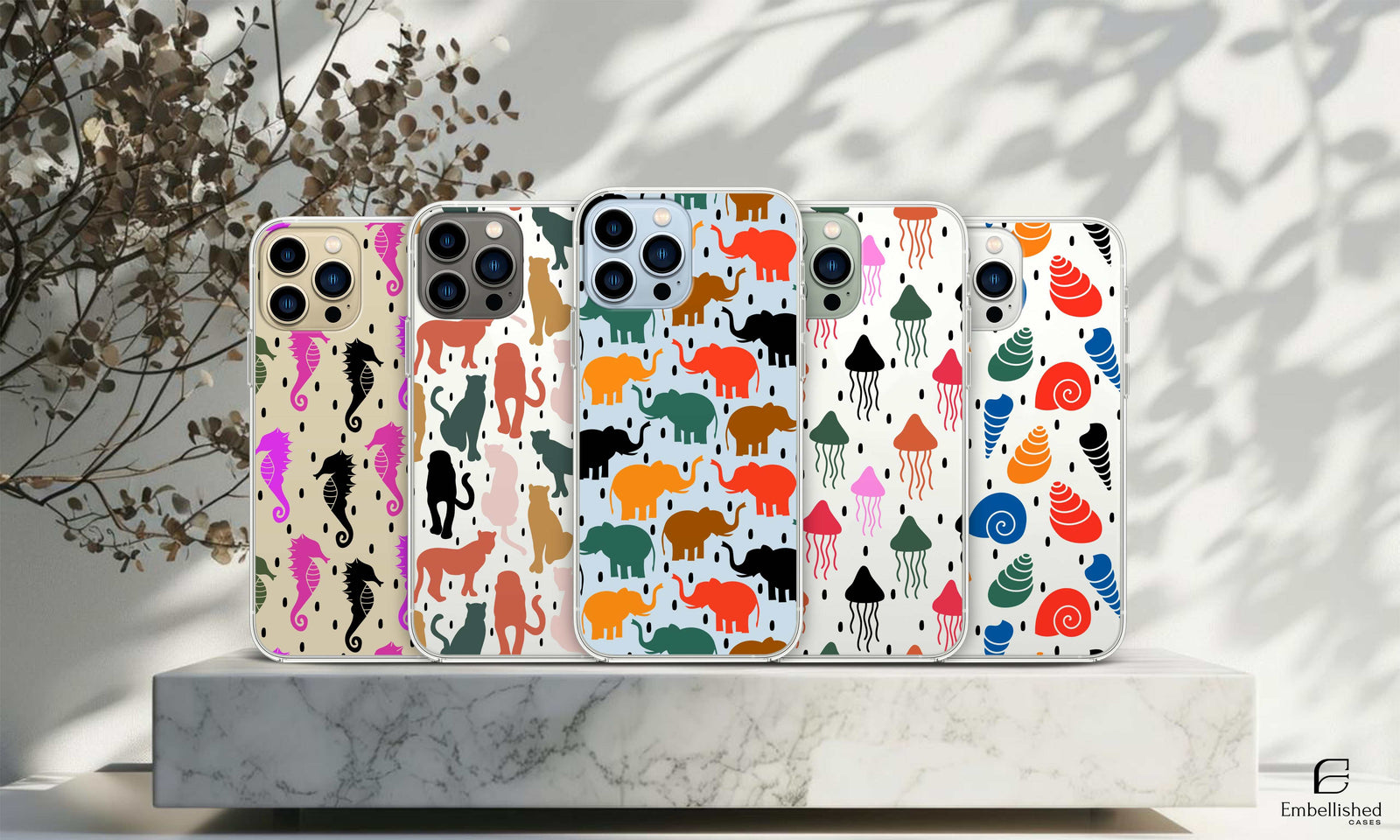 Phone Case - Animal Kingdom Clear iPhone & Samsung & Google Pixel Case