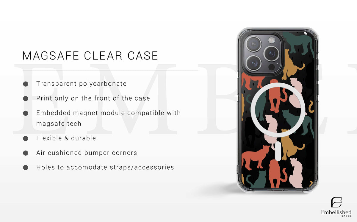Phone Case - Animal Kingdom Clear iPhone & Samsung & Google Pixel Case