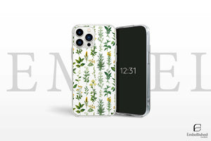 Phone Case - Botanical Wildflower Floral Cover for iPhone, Samsung, Pixel - Clear Tough Cases