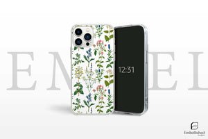 Phone Case - Botanical Wildflower Floral Cover for iPhone, Samsung, Pixel - Clear Tough Cases