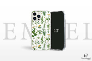 Phone Case - Botanical Wildflower Floral Cover for iPhone, Samsung, Pixel - Clear Tough Cases