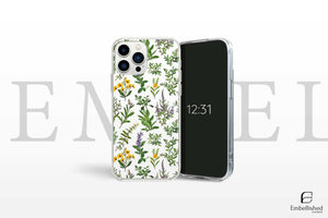 Phone Case - Botanical Wildflower Floral Cover for iPhone, Samsung, Pixel - Clear Tough Cases