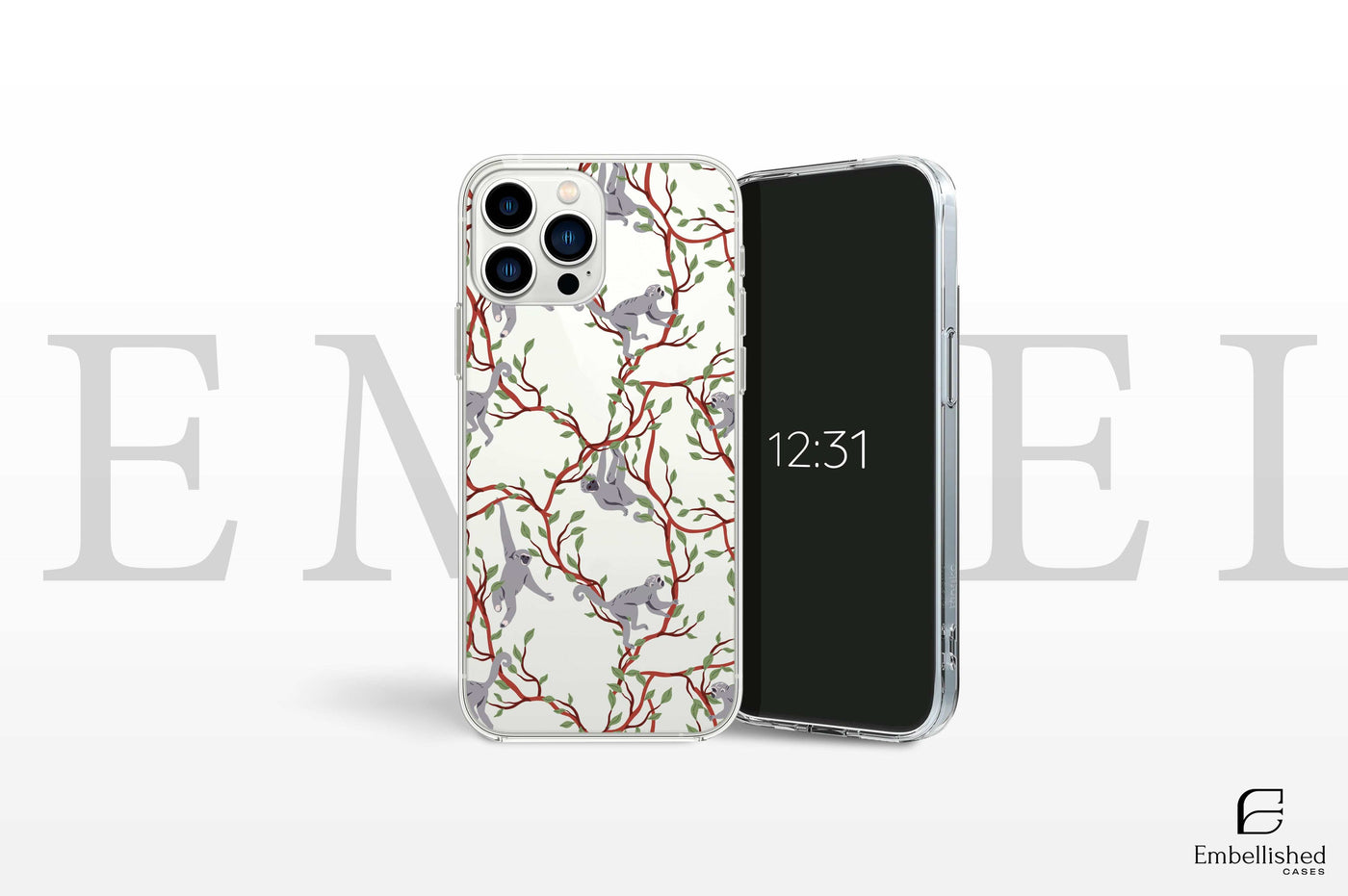 Elephant Phone Case, Wildlife Gift, Elephant Animal Lover Gift, Iphone 15, 14, 13, 12, 11, X, SE, Galaxy S, Note, A, Custom Phone Case