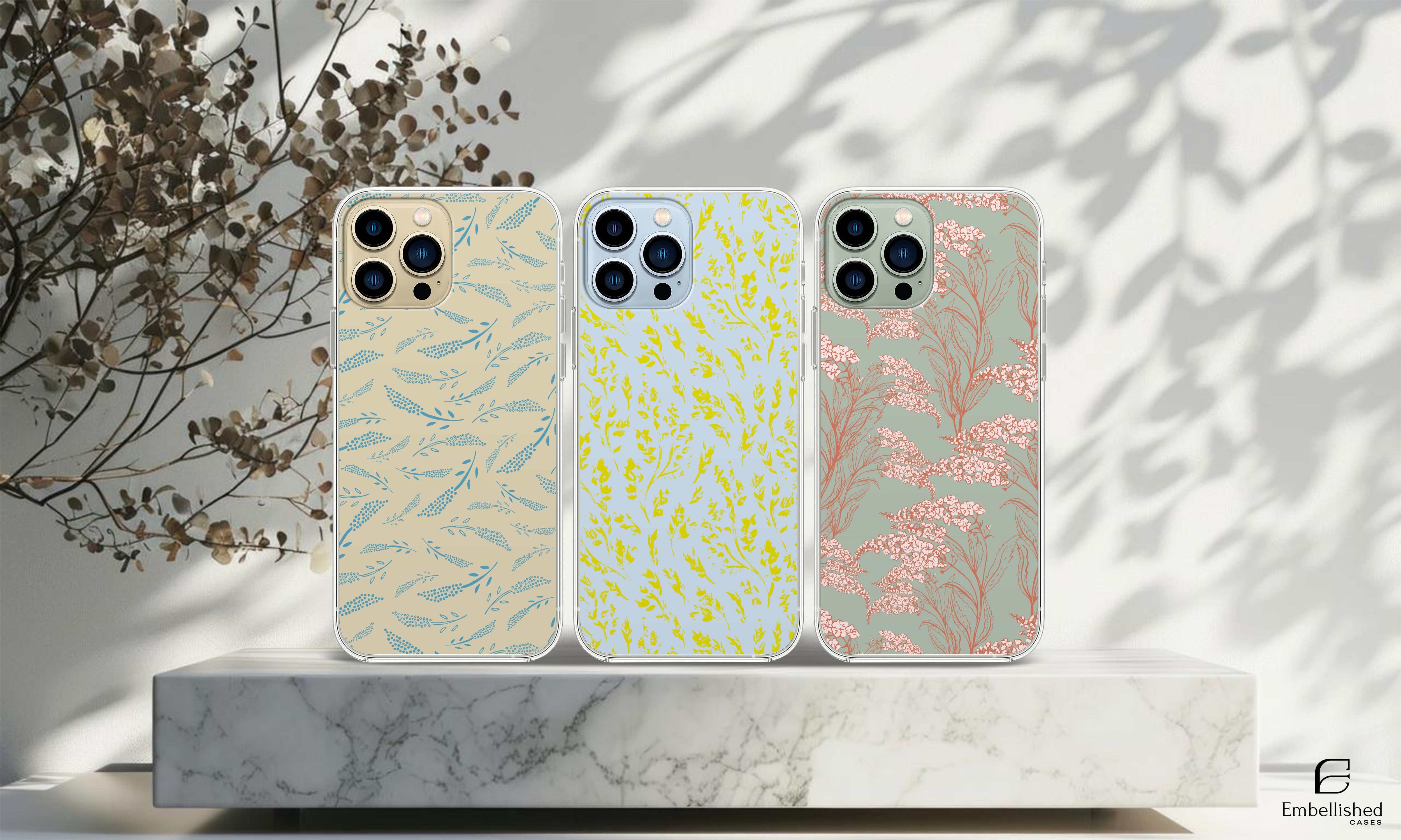 Phone Case Vintage Floral Phone Case – iPhone