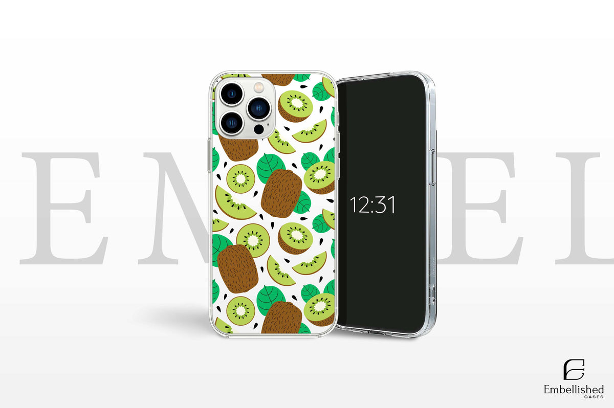 Fruit Stickers Summer Aesthetic Eat Your Veggies Clear iPhone Case For iPhone 14, iPhone 13, iPhone 12, iPhone 16 Pro, 15 Pro Max Cover