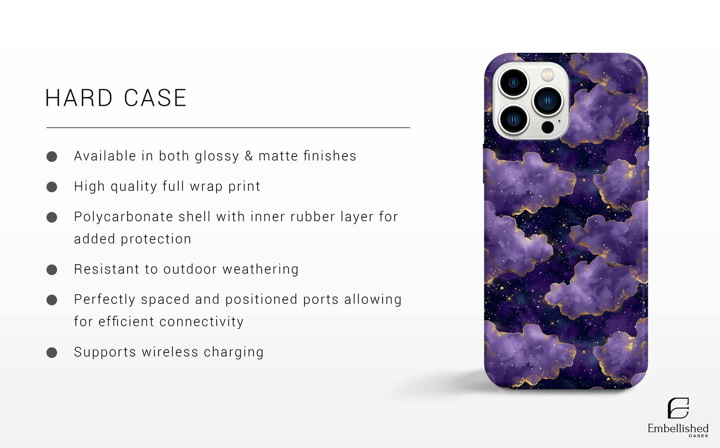 Phone Cases - Starry Midnight Sky Protective Cases for iPhone & Samsung