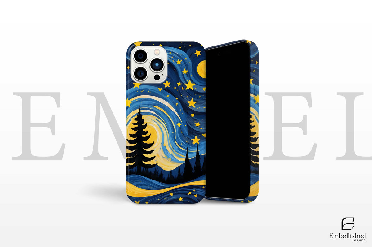 Phone Cases - Starry Midnight Sky Protective Cases for iPhone & Samsung