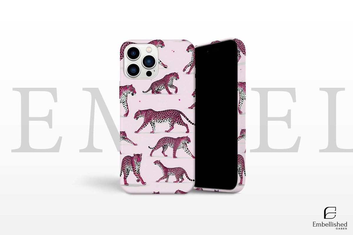 Exotic Leopard Phone Case Wildlife Cat Cover for iPhone 14Pro, 13, 12, 11, XR, 7, 8, Samsung S23, S22, S21FE, A53, A14, A13, Pixel 7, 6A