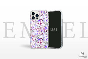 iPhone Case, Flower Pattern Gift for Her, Protective Phone Accessory