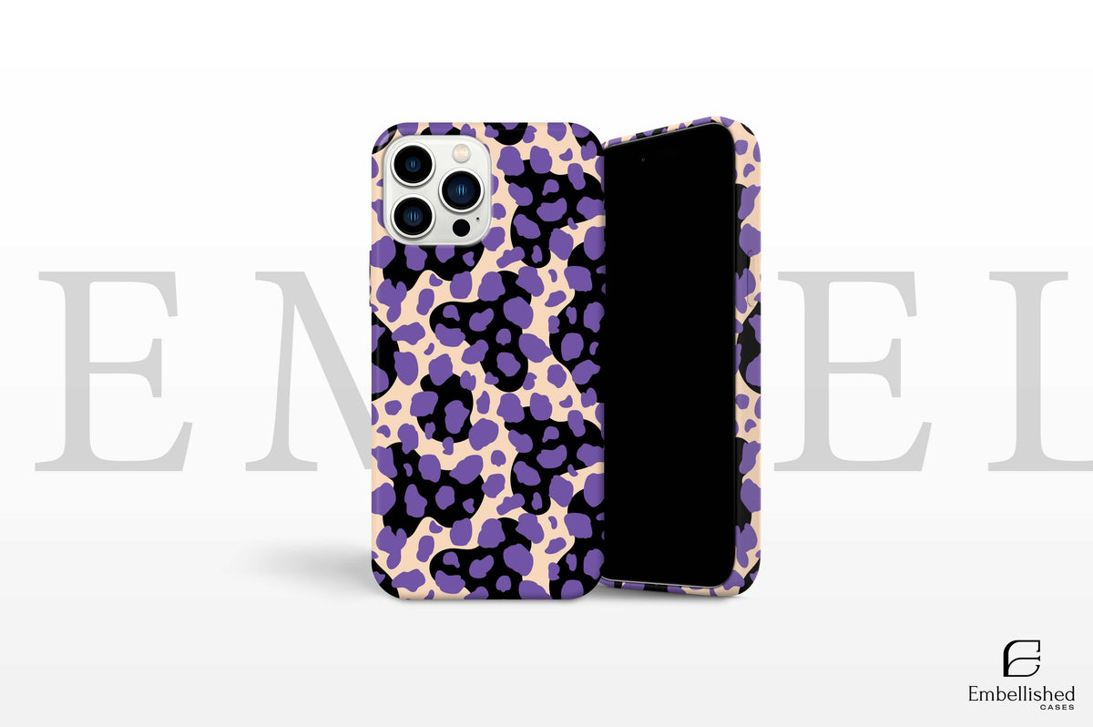 Leaves Clear Phone Case with vibrant photo-realistic leaf design on durable polycarbonate for iPhone and Samsung phones