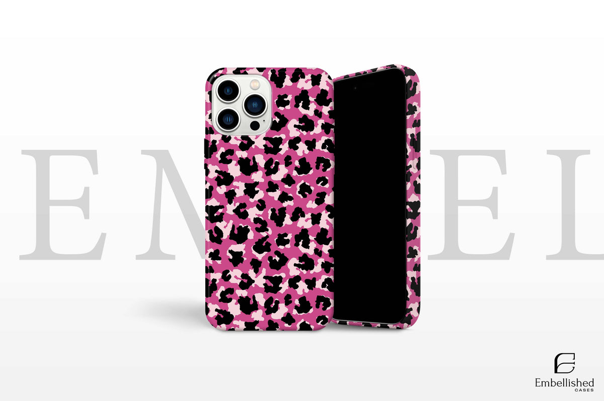 Leaves Clear Phone Case with vibrant photo-realistic leaf design for multiple smartphone models