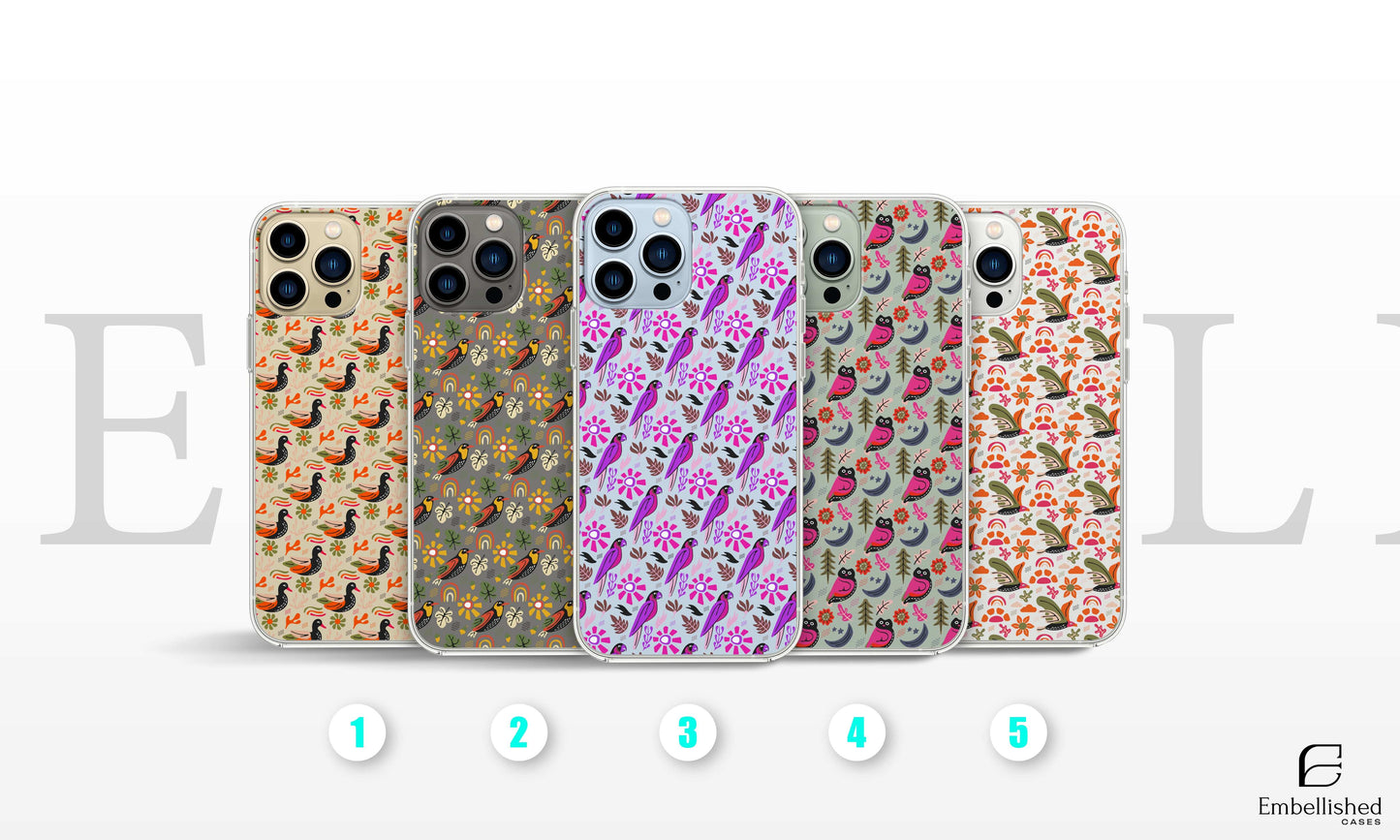 Vintage Bird Phone Case for iPhone 15 14 13 12, Samsung Galaxy S24, Google Pixel 8 Pro, Bird Phone Case, iPhone 16