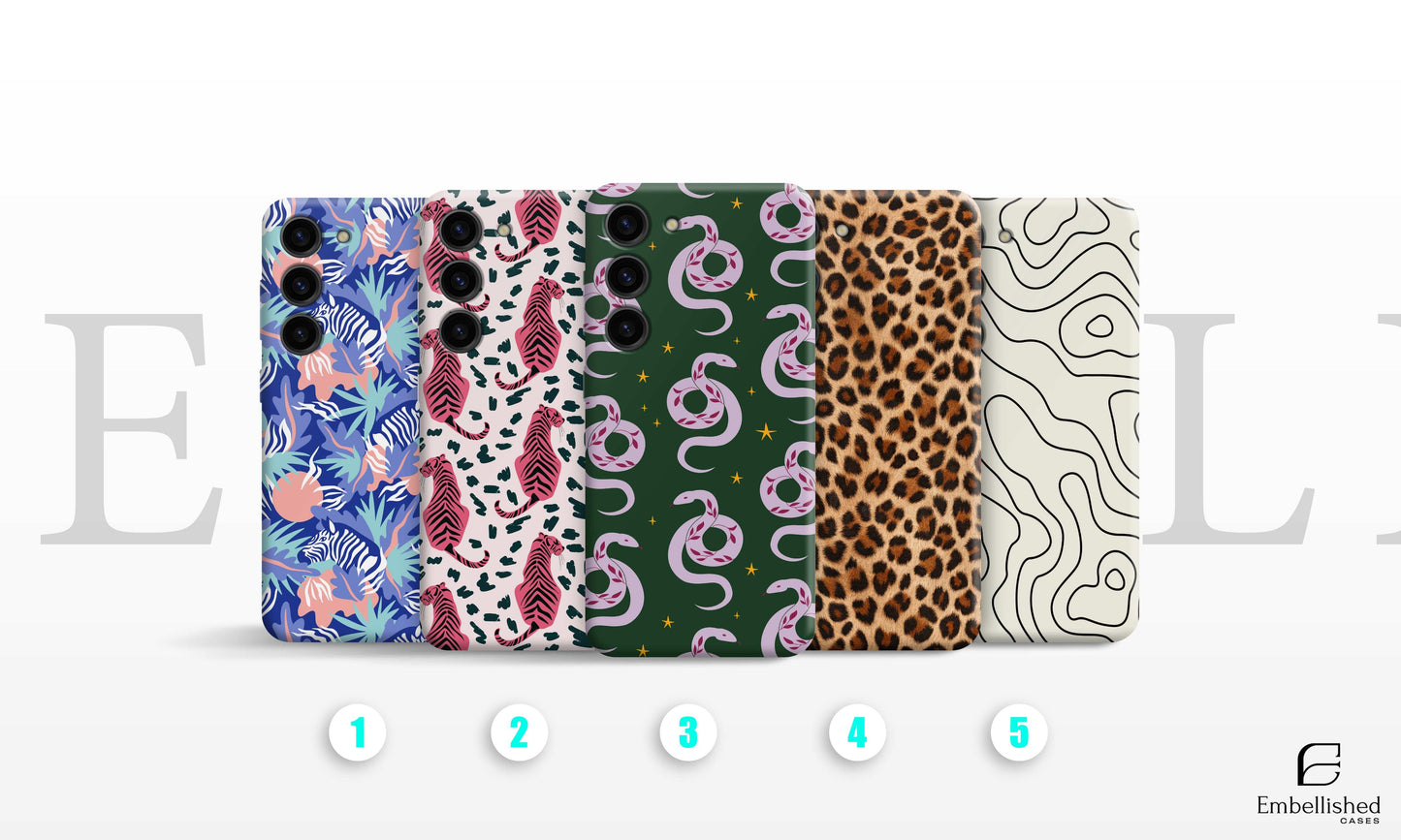 Animal Skin Snake phone case fit for iPhone 15 Pro Max, 14 Plus, 13, 12, 11, XR & Samsung S23, S22, A54, A53, Pixel 7, 8