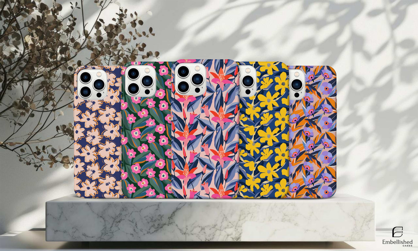 Phone Case for iPhone 15 14 13 12 11 XS SE Pro Max & Samsung S20 S10 S9 | Hard Cell Phone Cover Floral Roses Shabby Chic Polka Dot Classic