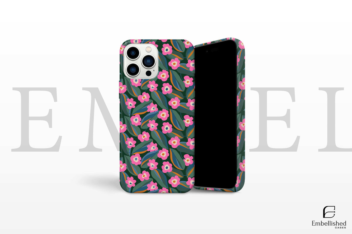 Phone Case for iPhone 15 14 13 12 11 XS SE Pro Max & Samsung S20 S10 S9 | Hard Cell Phone Cover Floral Roses Shabby Chic Polka Dot Classic
