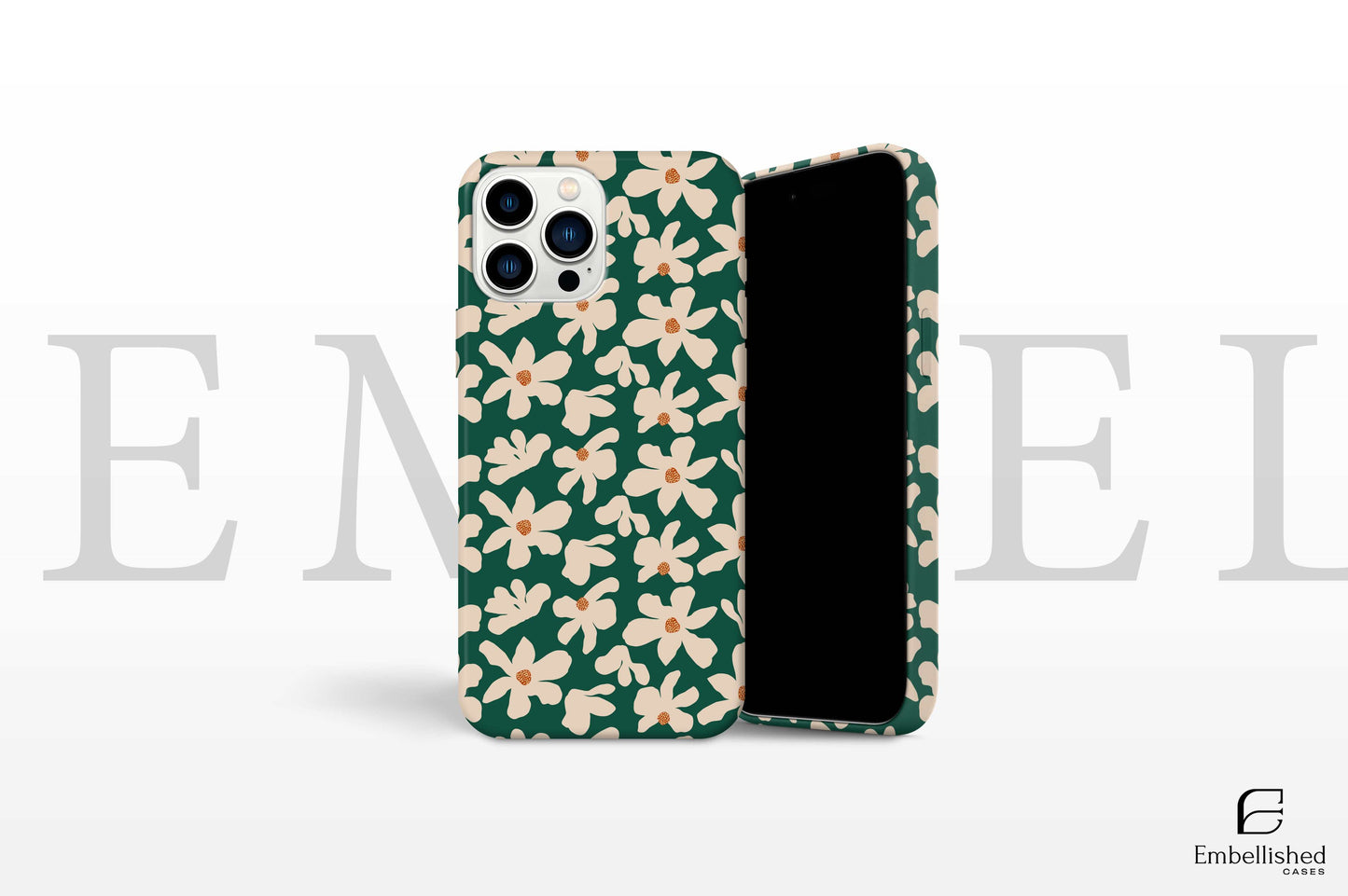 Aesthetic Daisy Phone Tough Cases for iPhone 16 15, 14 Pro Max, 13, 13 Pro 12 11 Samsung Galaxy S24 S23, S22 Ultra, S21 S20, S10 spring, floral