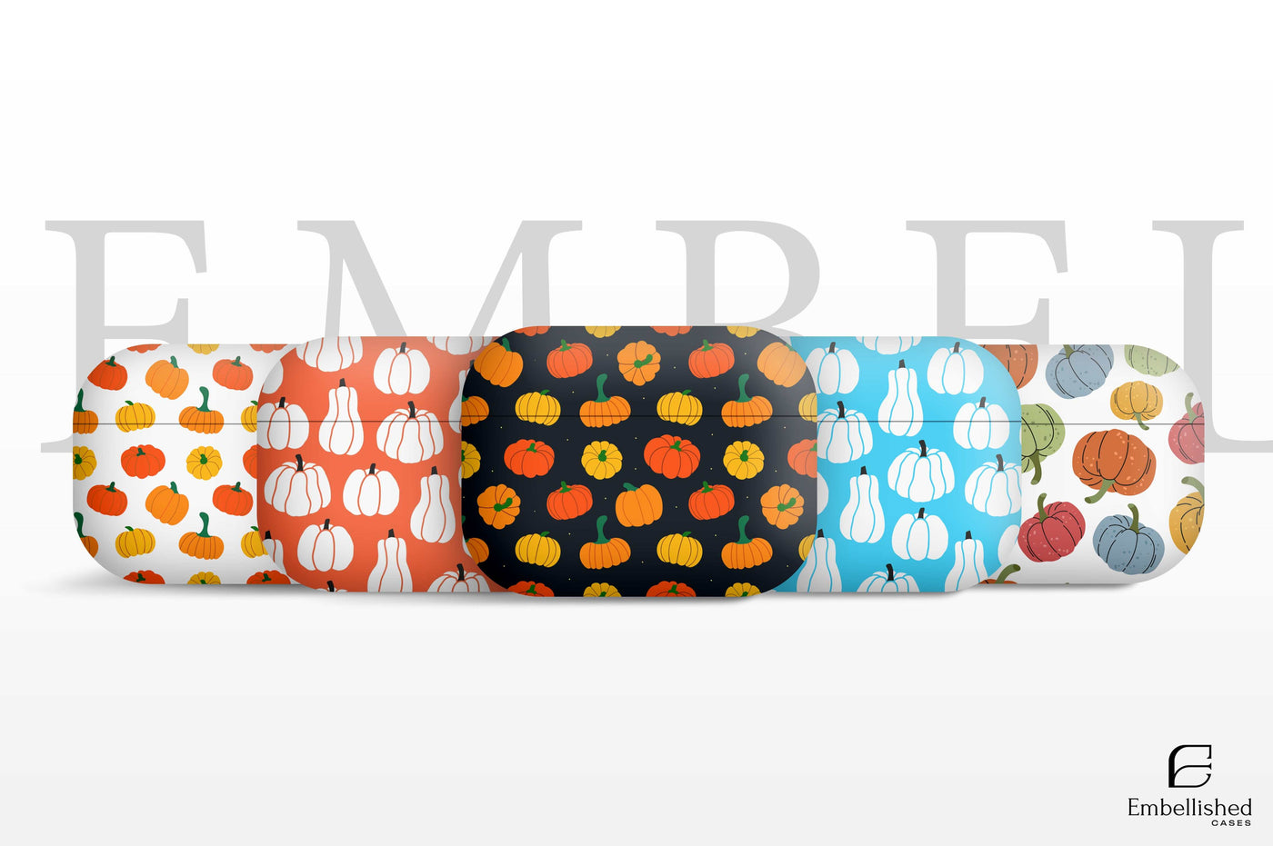 Cute Pumpkins AirPods Cover for AirPods Pro 1 & 2, AirPods 1st Gen, 2nd Gen and 3rd Gen