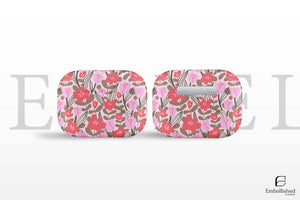 Floral Clear Airpods Case for Airpods 1 2 3 Pro 1 2nd Gen AirPods Cover Shockproof Case Gift for her Silicone Soft Flower Floral Case